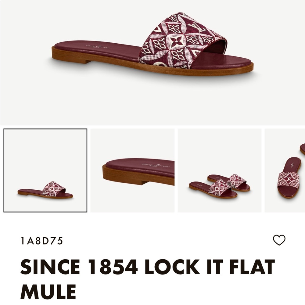 LouisVuitton flat mule